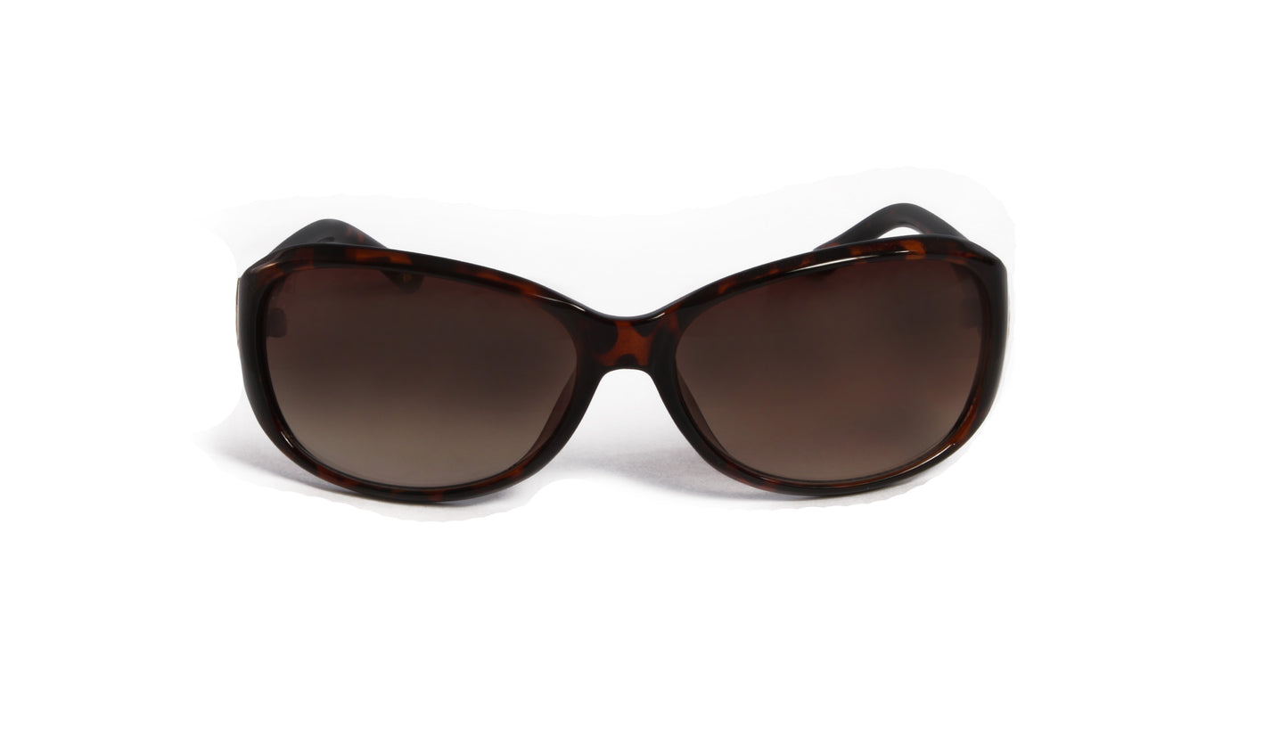 BERKELEY BROWN WRAP SUNGLASSES TORTOISE