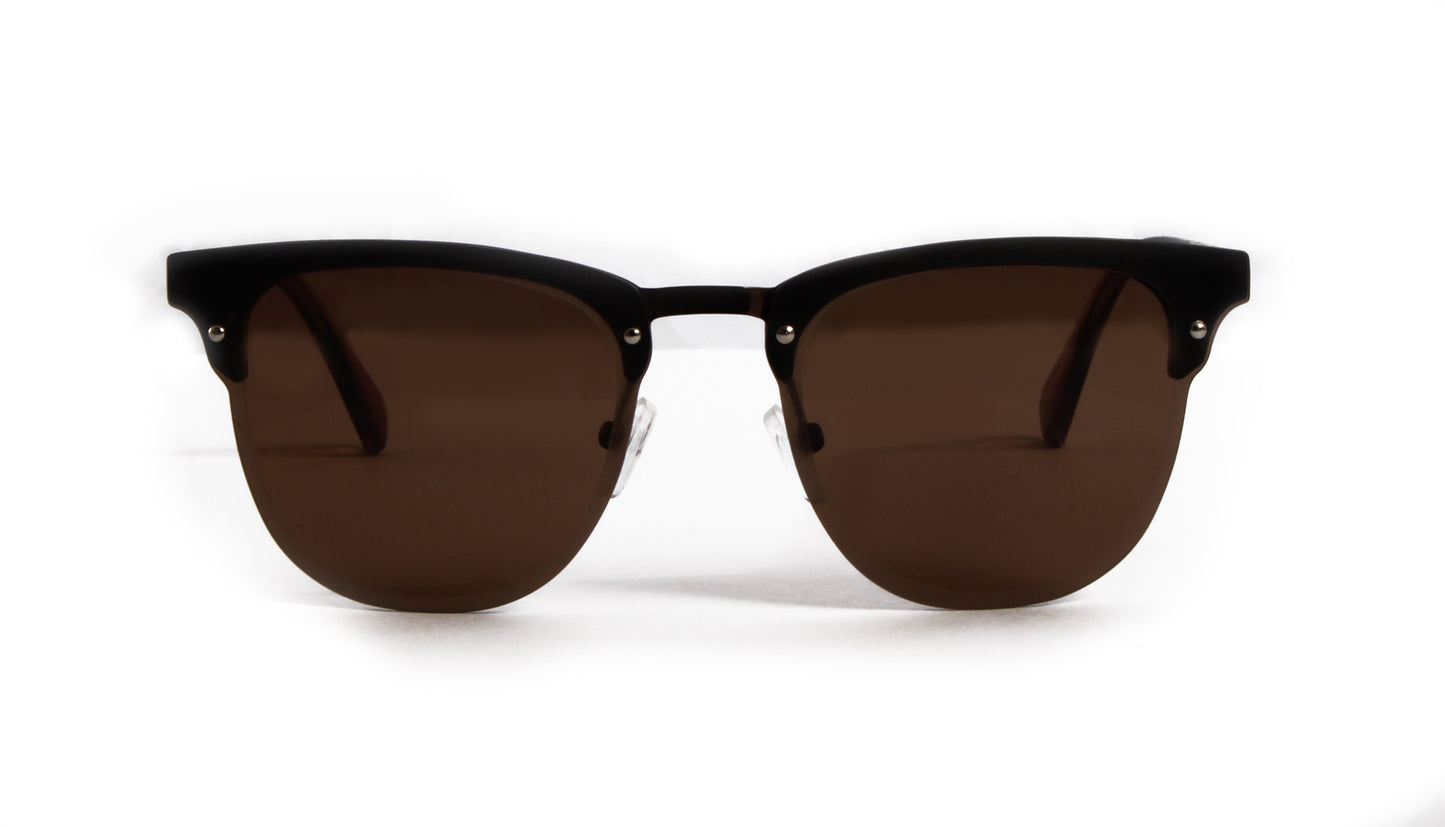 CAMBRIA RETRO BROWN SUNGLASS WITH BROWN LENSES