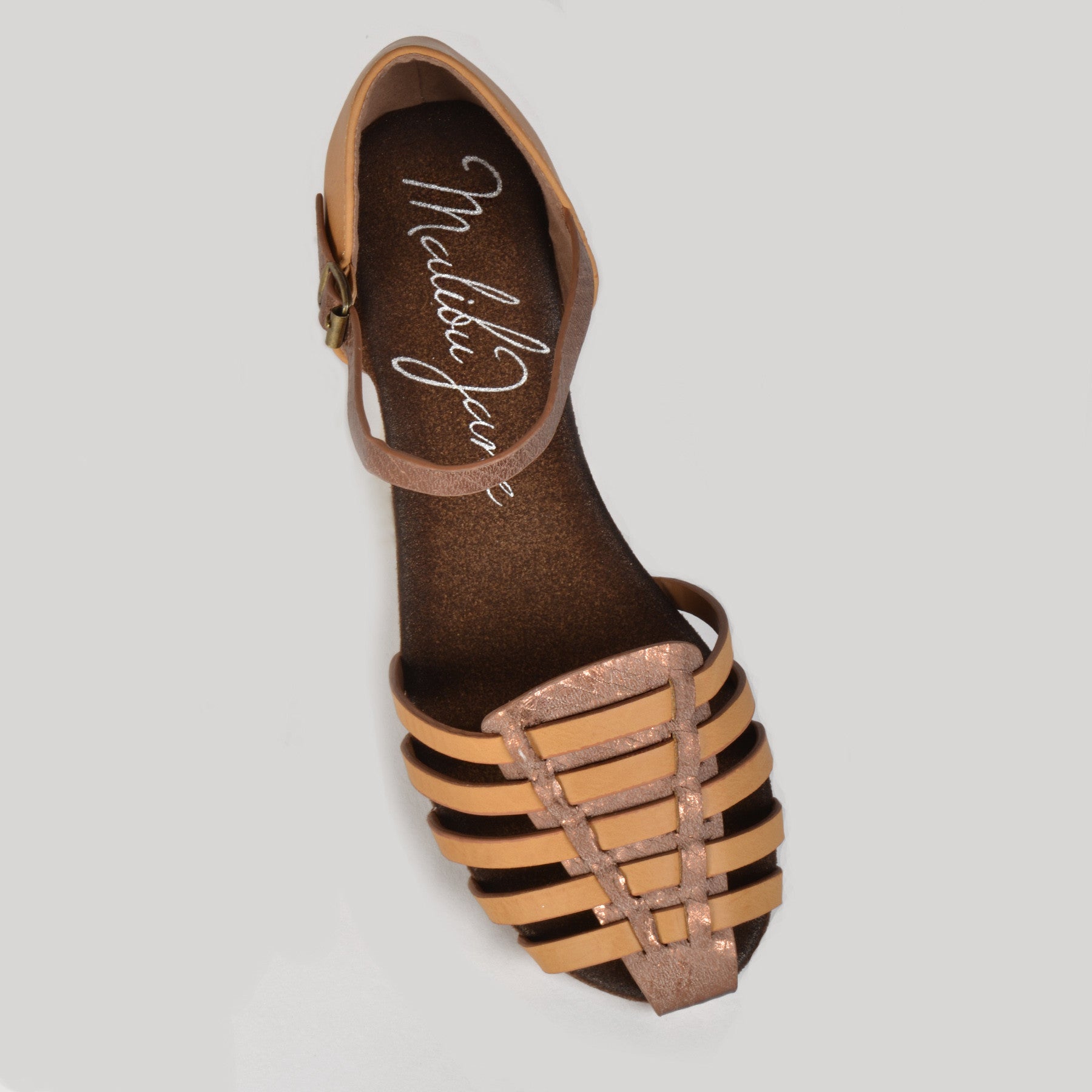 Malibu Jane Comfortable Laguna Closed-Toe Snake Sandal