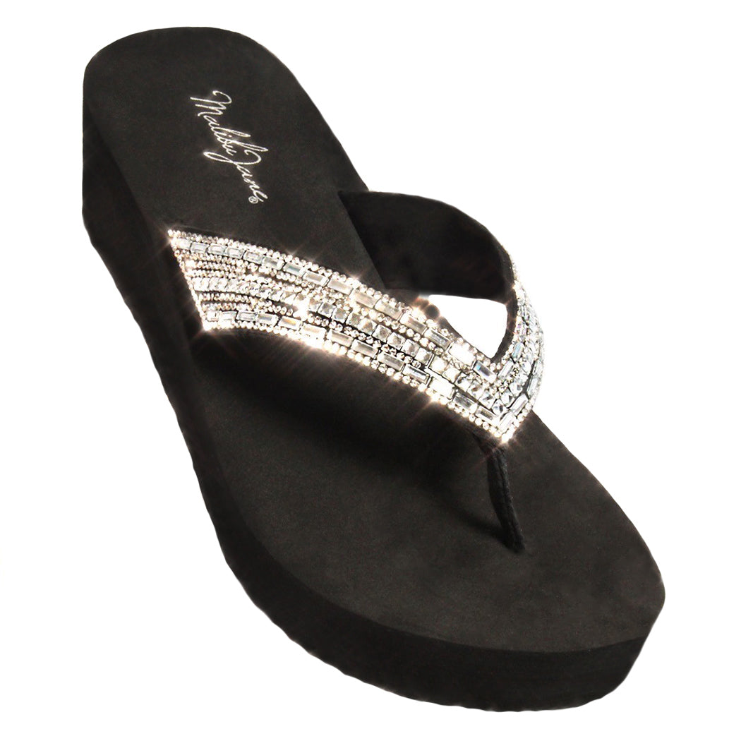 Brentwood Comet Black with Clear Crystal Strap