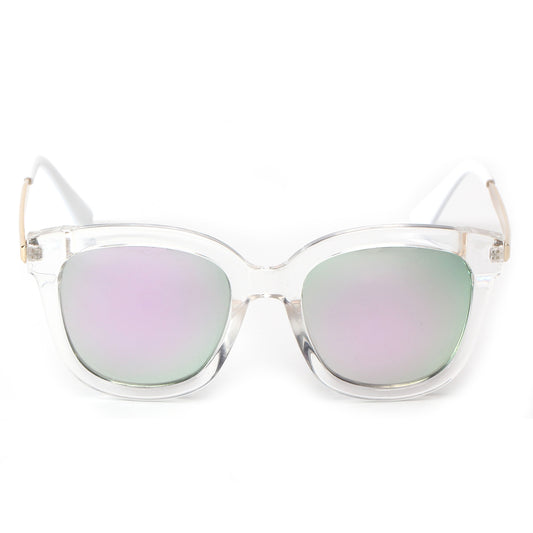 NAPLES SUNGLASS IN CLEAR